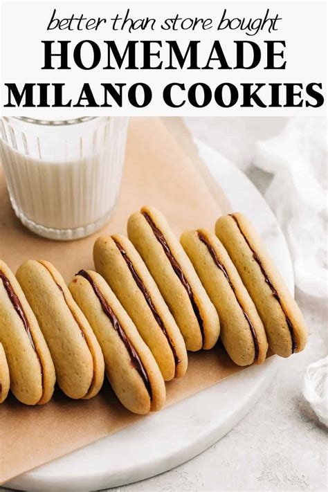 Homemade Milano Cookies - Baked Ambrosia