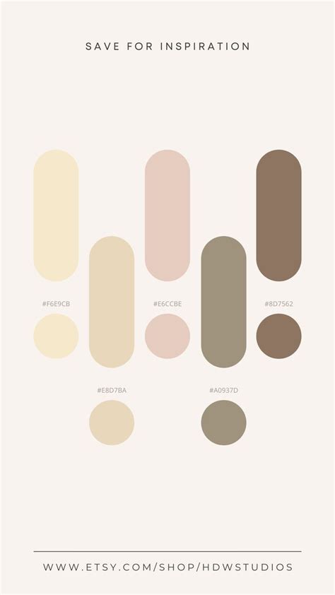Save this colour scheme for inspiration!Light earthy color palette with shades of yellow, pink ...