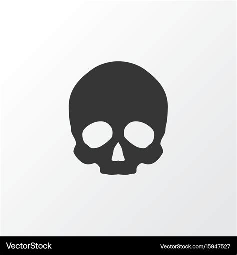 Skull icon symbol premium quality isolated Vector Image