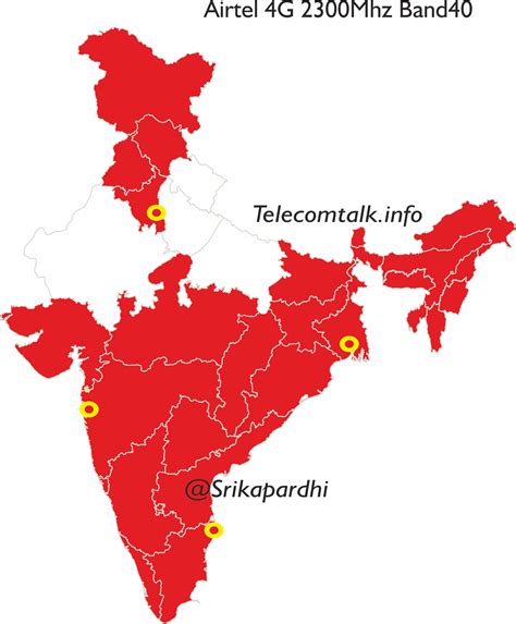 Pan India 4G maps of Telecom Operators across various Bands | TelecomTalk