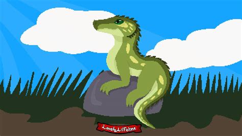 Pixelart Lizard by LovelyLilFeline on DeviantArt