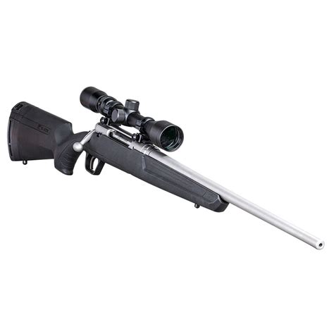 Savage Arms Axis XP Scoped Stainless/Black Bolt Action Rifle - 270 Winchester - Matte Black ...