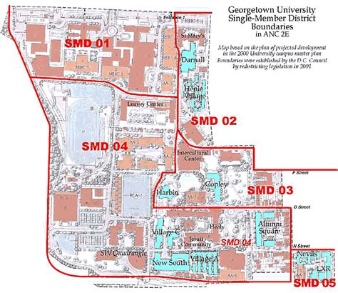 Georgetown University Campus Map Pdf