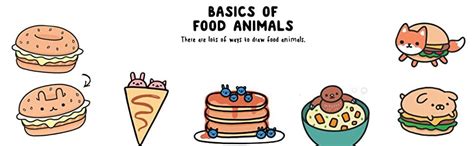 Kawaii: How to Draw Really Cute Food: Draw adorable animal food art in the cutest style ever ...