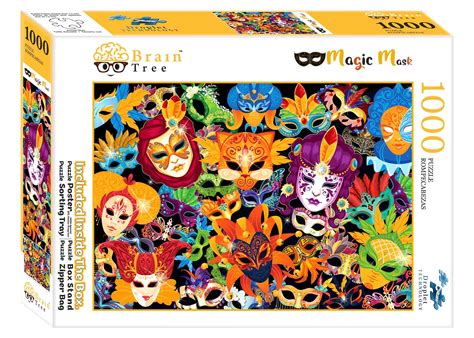 Magic Mask Puzzles, 1000 Piece Magic Mask Jigsaw Puzzles