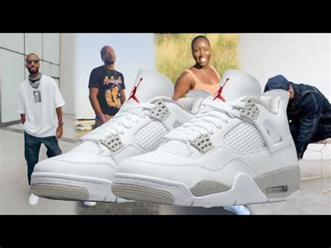 HOW TO STYLE Air Jordan 4 'White Oreo' ...Outfit ideas - YouTube