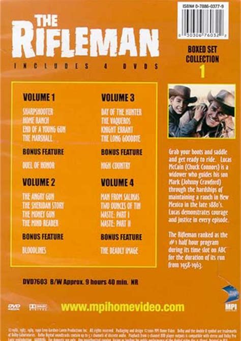 Rifleman, The: Boxed Set Collection 1 (DVD) | DVD Empire