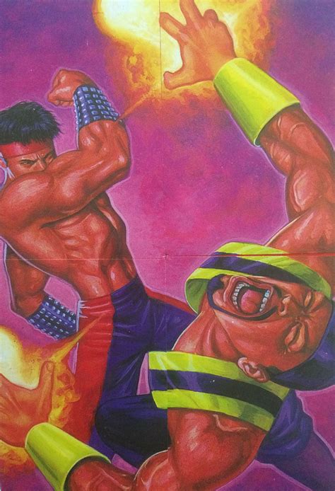 Liu Kang vs Shang Tsung (imagem extraída do álbum de figurinhas do Mortal Kombat II, editado ...