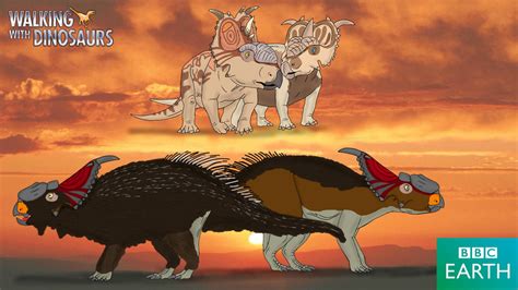 Walking with Dinosaurs: Pachyrhinosaurus perotorum by TrefRex on DeviantArt