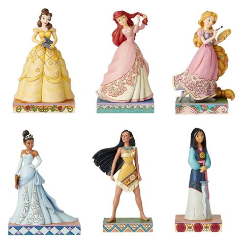 2019 Jim Shore Disney Traditions Princess Passion Figurines 6 Piece Set New - Walmart.com ...