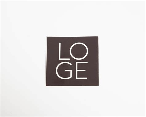 Classic LOGE Sticker