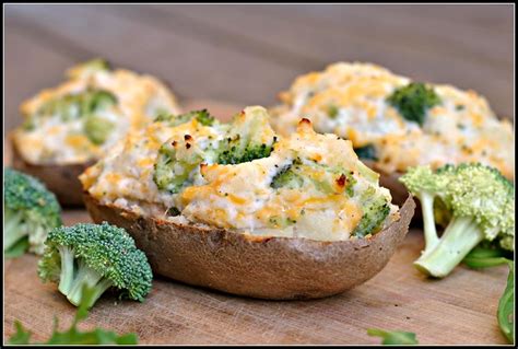 Broccoli and Cheddar-Stuffed Baked Potatoes - Prevention RD