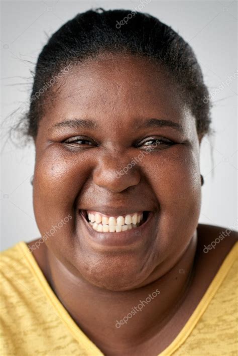 Funny black man face | Funny black African woman face — Stock Photo ...