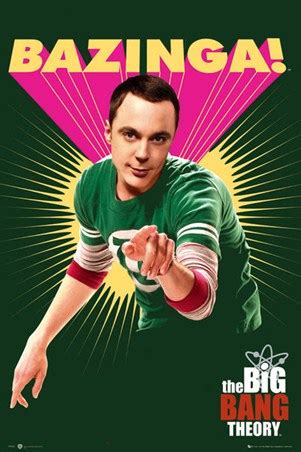 Sheldon Bazinga!, The Big Bang Theory - PopArtUK