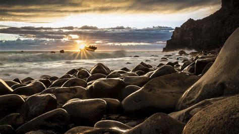 3840x2160 Rocks Sunrise 4K ,HD 4k Wallpapers,Images,Backgrounds,Photos ...