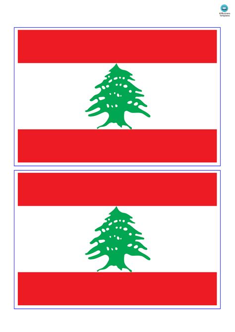 Lebanon Flag | Templates at allbusinesstemplates.com