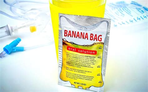 Amazon.com: Banana Bag Oral Solution: Electrolyte & Vitamin Powder Packet for Reconstitution in ...