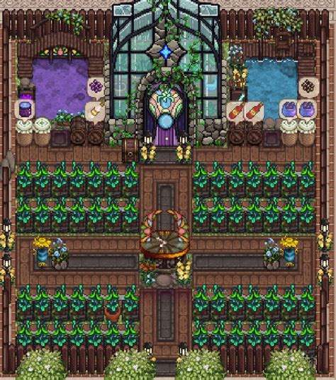 Stardew valley Greenhouse mod layout in 2023 | Stardew valley, Stardew valley layout, Stardew ...