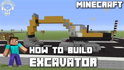 Minecraft: How to build an Excavator xbox one - YouTube