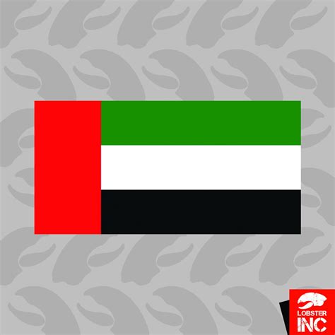 Emirati Flag Sticker Self Adhesive Vinyl United Arab Emirates - Etsy