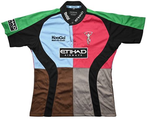 HARLEQUINS RUGBY SHIRT L Rugby \ Rugby Union \ Harlequins | Classic-Shirts.com