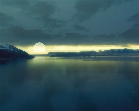 Moonset by desktopit-blogspot - Desktop Wallpaper