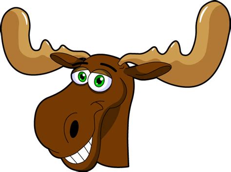 cartoon moose clipart - Clip Art Library