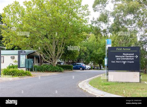 Rookwood cemetery and crematorium memorial gardens, signage,Sydney,NSW ...