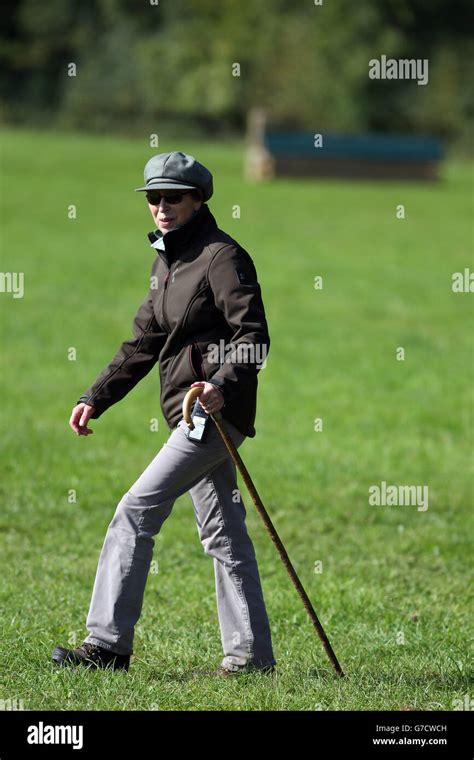 Equestrian - 2014 Gatcombe Horse Trials - Day Three - Gatcombe Park. Princess Anne during day ...