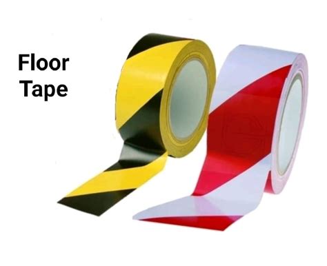 FLOOR TAPE 48MM (YELLOW/BLACK) - Wellmax