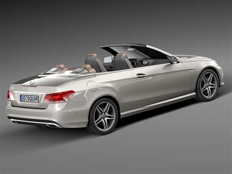 Mercedes-Benz E-Class AMG Convertible 2015 3D Model MAX OBJ 3DS FBX C4D ...