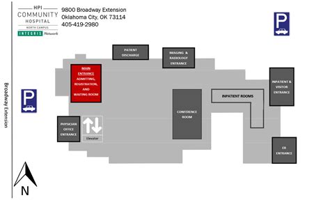 Northwest Hospital Campus Map