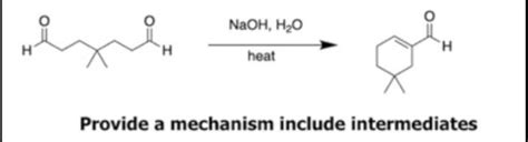 heat NaOH,H2O Provide a mechanism include | Chegg.com