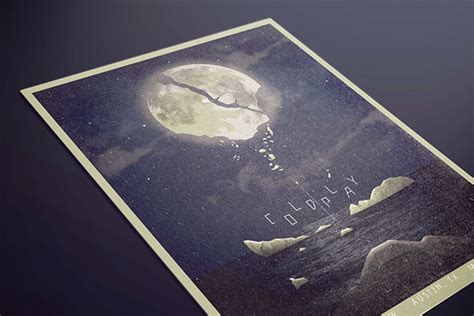 Coldplay SXSW Concert Poster on Behance