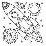 Space Shuttle Coloring Page sketch template