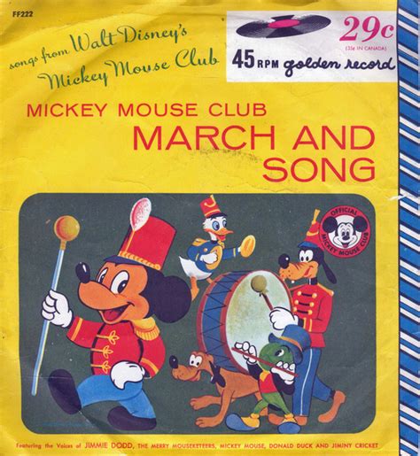 Mickey Mouse Club March And Song | Discogs