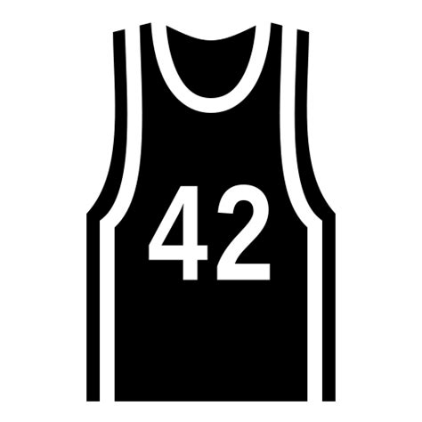 Basketball jersey icon, SVG and PNG | Game-icons.net