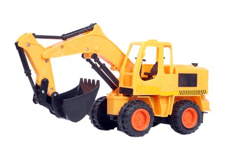 Plastic Toy Excavator Replica, Background, Shovel, Hydraulic PNG Transparent Image and Clipart ...