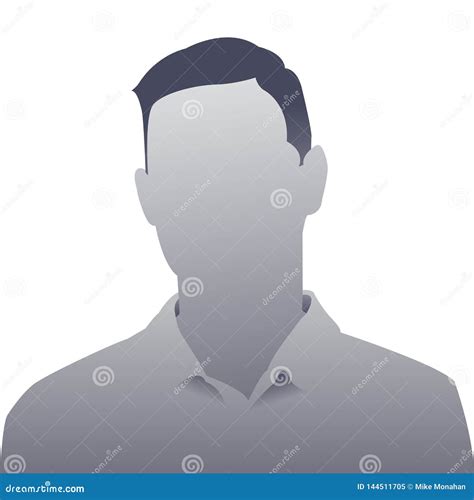 Generic Person Gray Photo Placeholder Man Stock Vector - Illustration ...