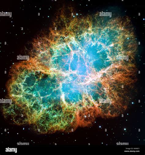 A Giant Hubble Mosaic of the Crab Nebula from the Hubble Space Telescope Stock Photo - Alamy