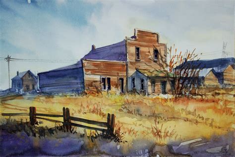 Old Barn Watercolor Paintings at GetDrawings | Free download