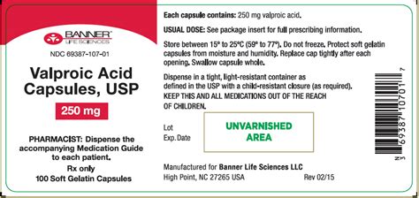 Valproic Acid Information, Side Effects, Warnings and Recalls