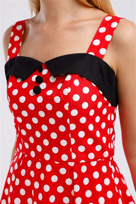 Minnie Mouse Dress Disney Dress Mickey Mouse Red Polka Dots | Etsy