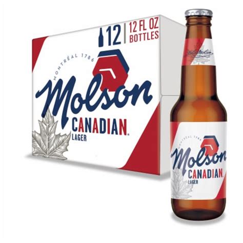 Molson Canadian® Lager Beer, 12 bottles / 12 fl oz - Harris Teeter