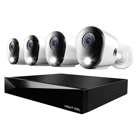 2-Way Audio 12 Channel DVR Security System with 1TB Hard Drive and 4 W ...