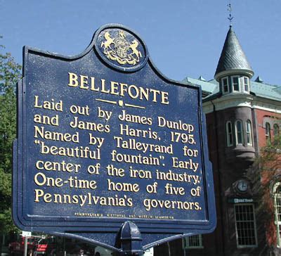 Historical Markers - Borough of Bellefonte