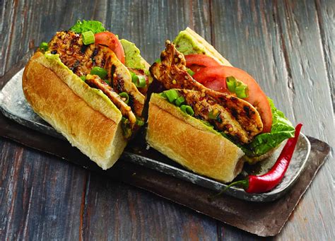 Grilled Chicken Po Boy Sandwich with Spicy Mustard Sauce | Home Trends ...