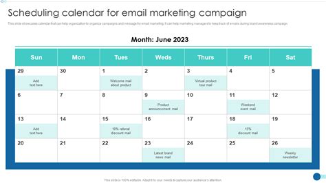 Top 5 Email Marketing Calendar Templates With Samples and Examples