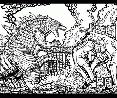 Free Coloring Pages Of Godzilla, Download Free Coloring Pages Of ...