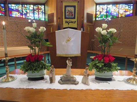 Altar Decorations for Mothers' Day at St. Timothy UMC, Brevard, NC